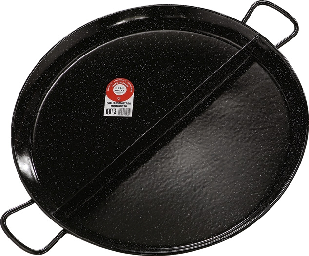 PAELLERA MULTIGUSTO 60CM DOBLE ESMALTADA