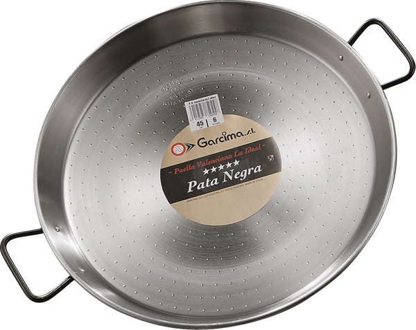 PAELLERA PULIDA 60CM PATA NEGRA