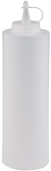 BOTE DOSIFICADOR 0.7L PLASTICO BLANCO