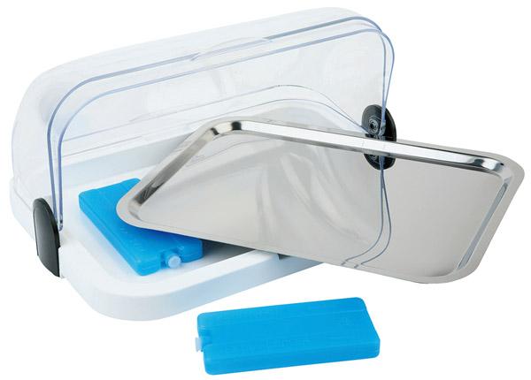 VITRINA BUFFET 44X32CM BLANCO+ENFRIADOR