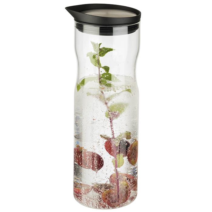 JARRA 1L VIDRIO+TAPA INOX