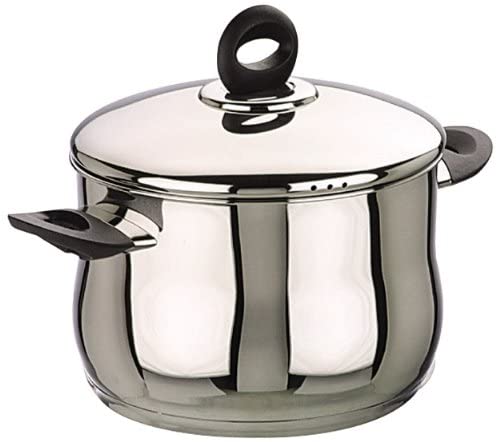 OLLA BOMBADA C/TAPA 24CM BALI INOX