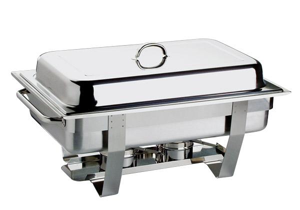 CHAFING DISH CHEF 61X31CM+2 QUEMADORES