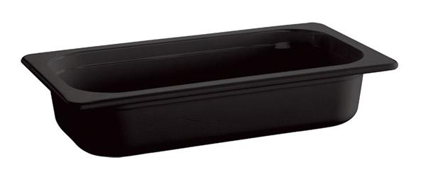 CUBETA GN1/3 MELAMINA 3.4L NEGRO