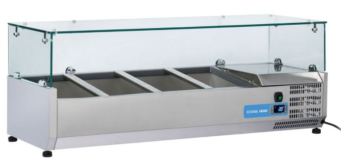 VITRINA INGREDIENTES VRX 12/38 CRISTAL