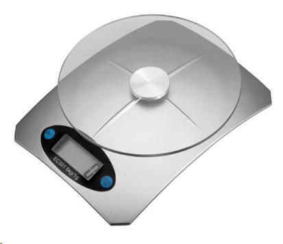 BASCULA SOBREMESA CRISTAL 5KG