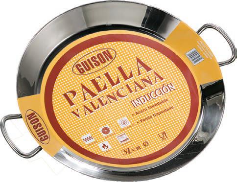 PAELLERA INOX 28CM GUISON INDUCCION