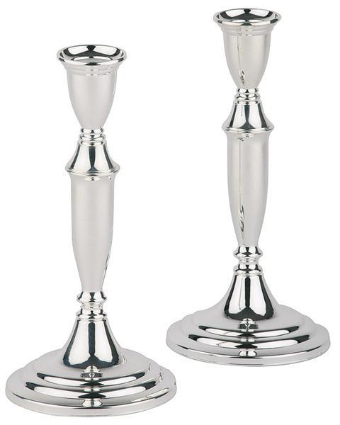 SET 2 CANDELABROS 20.5CM METAL