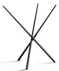 SOPORTE BUFFET ASIA 20CM INOX NEGRO