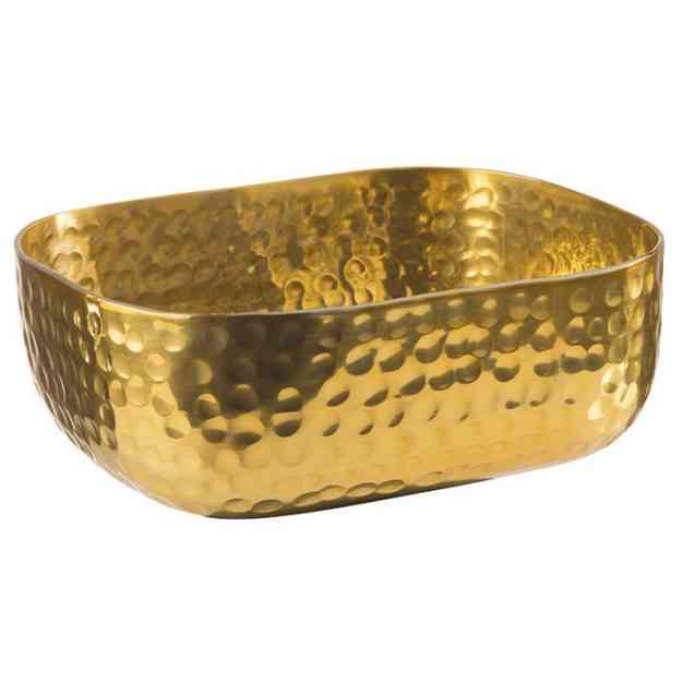BOL 15.5X12X5.5CM ALUMINIO DORADO